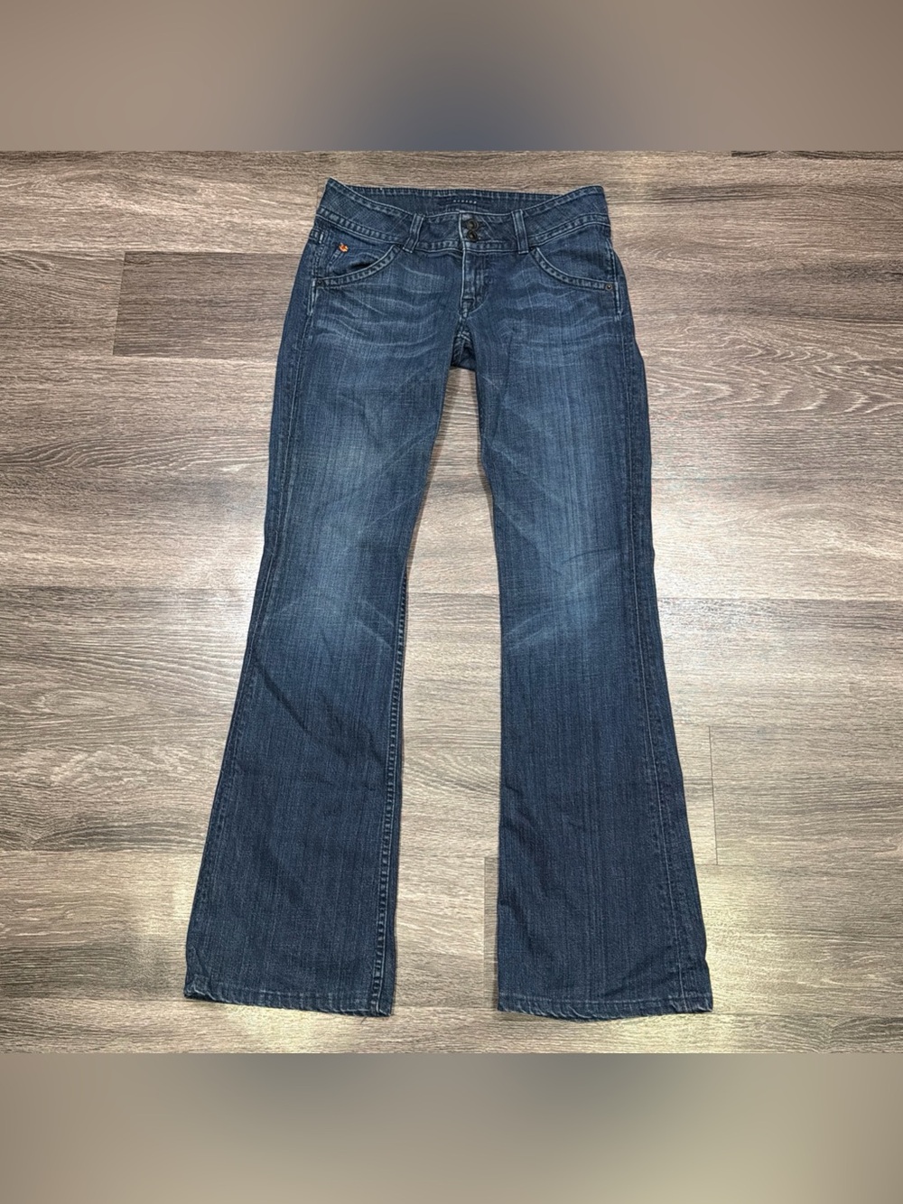 Hudson Jeans Signature Bootcut Flare Flap Pockets Blue Women’s 26